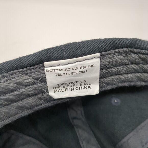 Chicago Strapback Hat Blue One Size Adjustable Embroidered 6 Panel - Picture 8 of 8